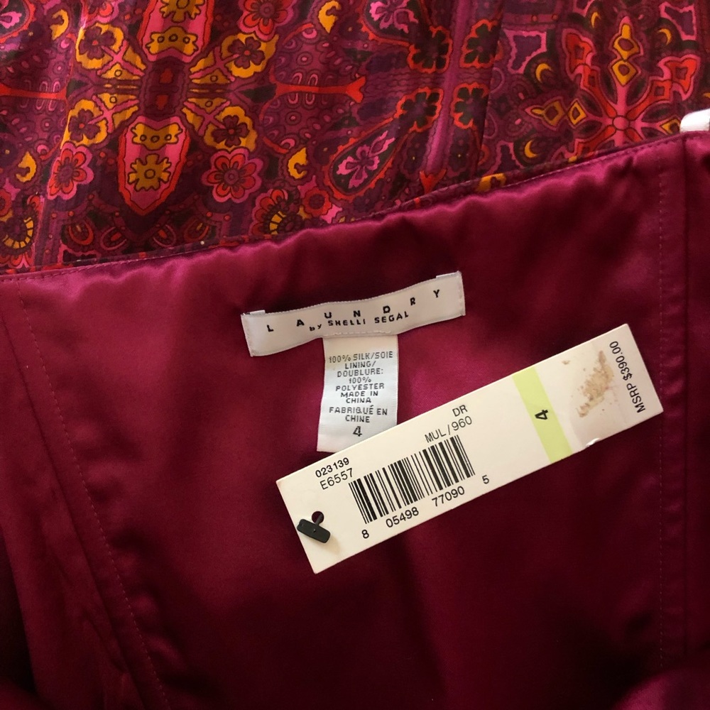 NWT - Silk Maxi Dress by Laundry - Picture 10 of 12